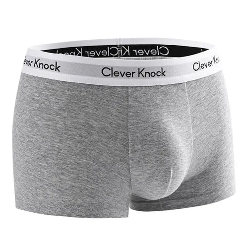 1 Stücke Boxershorts männer Unterwäsche Sexy Höschen Baumwolle Solide Mann Unterhose Männliche Boxer Homme U Konvexen Dessous Kostenloser Versand