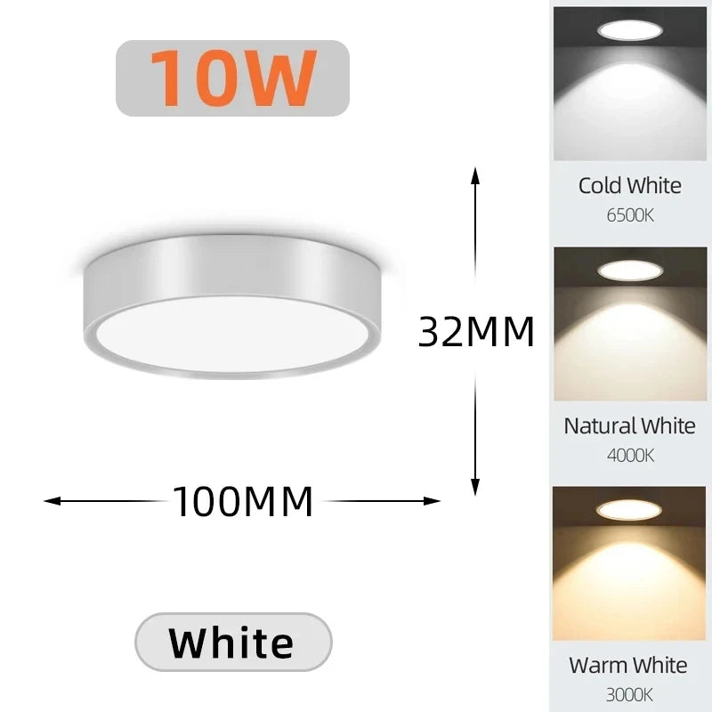 Spot LED Decken leuchte 220V Aufputz Down light LED Innen beleuchtung für Wohnzimmer Küche Decken leuchte LED Spotlight