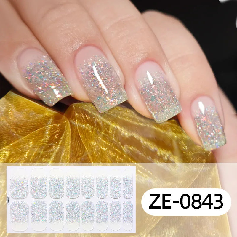 16 Tipps weinrote Nagelaufkleber, langlebig, einfarbig, volle Nagelfolien, selbstklebender Slider, Nagelkunst, DIY-Aufkleber, Maniküre-Dekor