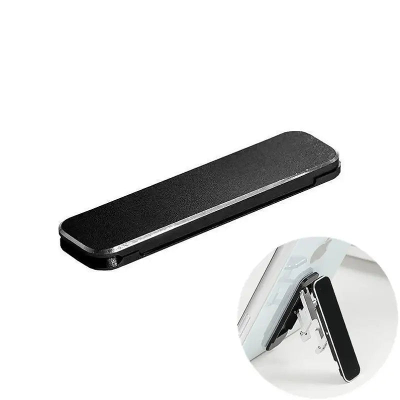 1/3 Stück Mini Unsichtbarer Faltbarer Handyständer aus Aluminiumlegierung, Desktop-Halterung mit Verstellbarem Winkel für Mobiltelefone