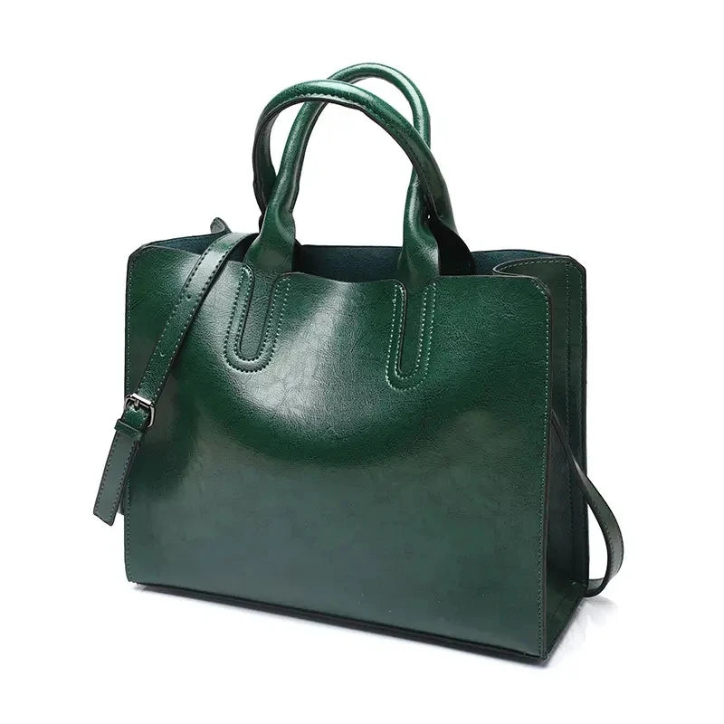 Damen handtaschen Einkaufstasche weiches Pu Leder Retro Designer große Kapazität lässig Damen Schulter Umhängetasche