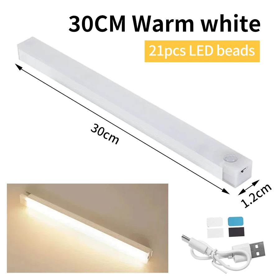 Bewegungs sensor LED Schrank Licht wiederauf ladbare Induktion Nachtlicht drahtlose tragbare Detektor Lampe Küche Treppe Hintergrund beleuchtung