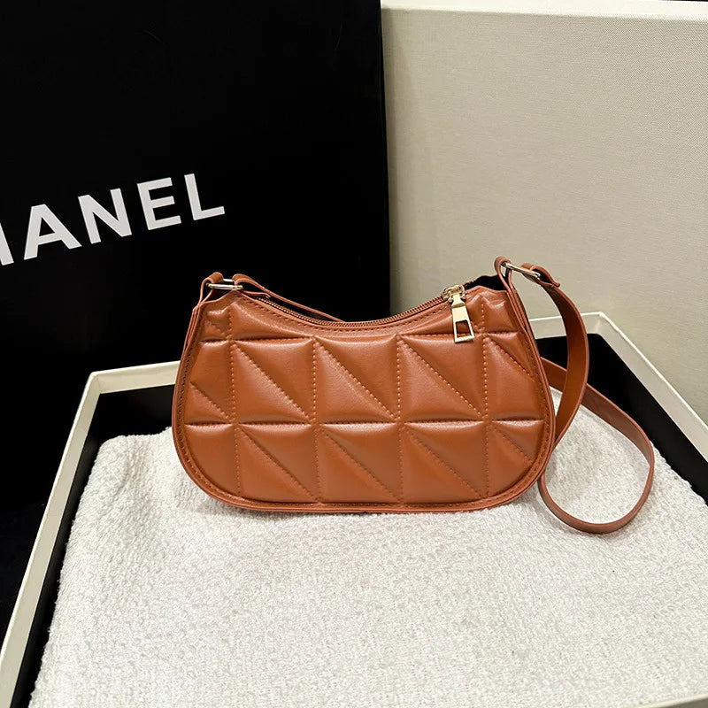 Retro Casual Frauen Totes Schulter Taschen Mini Mode Weibliche Unterarm Einkaufstasche Weibliche Leder Einfarbig Handtasche für Frauen