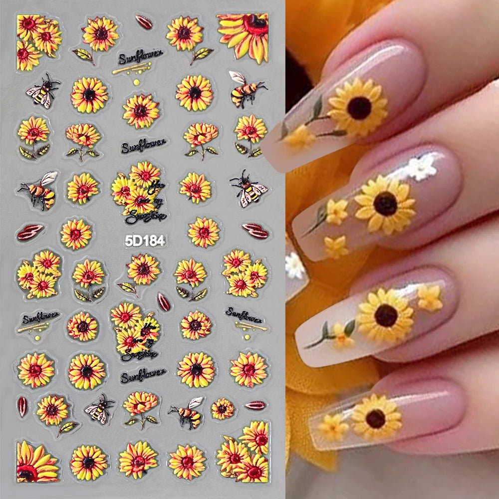 1 blatt Matte Böhmischen Nagel Aufkleber Aufkleber Charme Mandala Blume Maniküre Elegante Stickerei Boho Stil Floral Nail art Dekoration *