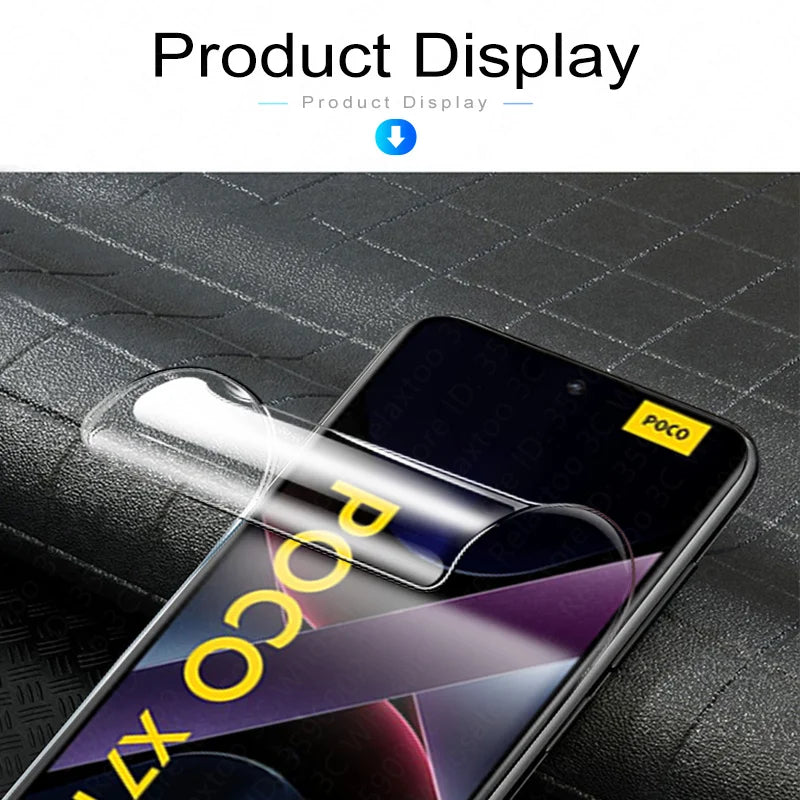 3-5 Stück Hydrogel-Folie für Poco X8 Pro Max X7 X6 X5 X4 GT X3 C85 C75 Displayschutzfolie für POCO F8 Ultra F7 F6 F5 M6 M7 M8 Pro Film