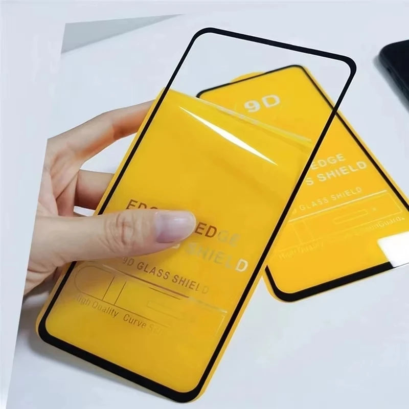 9D Displayschutzfolie für Samsung A56 A55 A54 A53 A15 A14 A35 A33 A36 A16 A05 A06 A52 A25 S25 Ultra S24 FE S22 S23 gehärtetes Glas