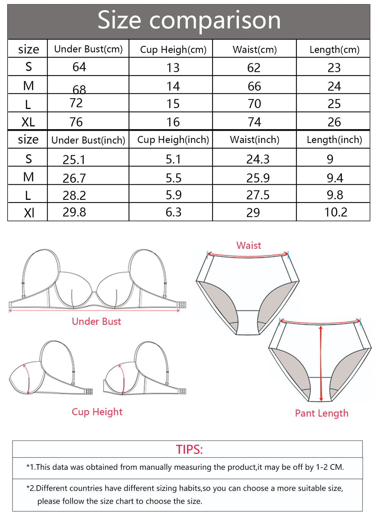 Hochwertige Baumwolle, freie Tasse, weinrot, sexy Dessous, Raffung, Pull-up-BH, Satin, glattes Damen-Unterwäsche-Set MR2938