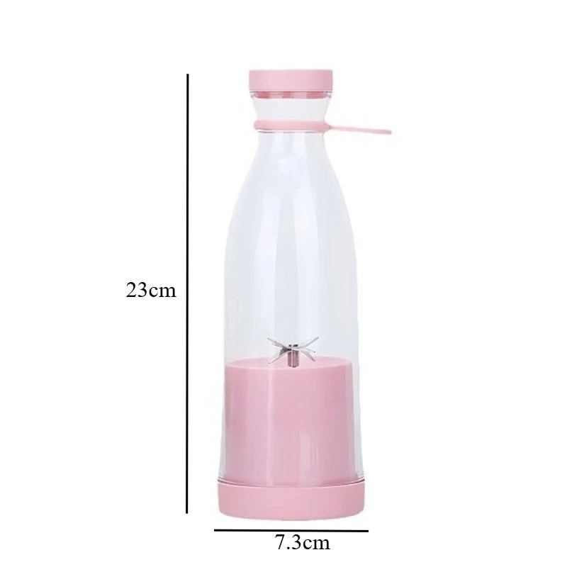Elektrische Entsafter Tasse 6 Klingen Mixer Milchshake Maschine USB Tragbare Obst Milch Mischen Werkzeug Mini Frische Saft Mixer Küche