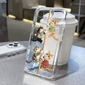 Niedliche Katzen-Handyhülle für iPhone 17 Pro 16 14 13 11 12 15 Pro Max 8 7 Plus 16e Air XR XS SE Stoßfeste Weiche TPU Transparente Schutzhülle
