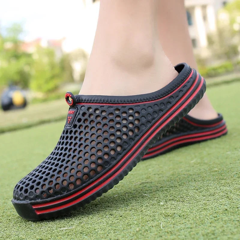 Bequeme Männer Pool Sandalen Sommer Outdoor Strand Schuhe Männer Slip auf Garten Clogs Casual Wasser Dusche Hausschuhe Unisex Zapatos