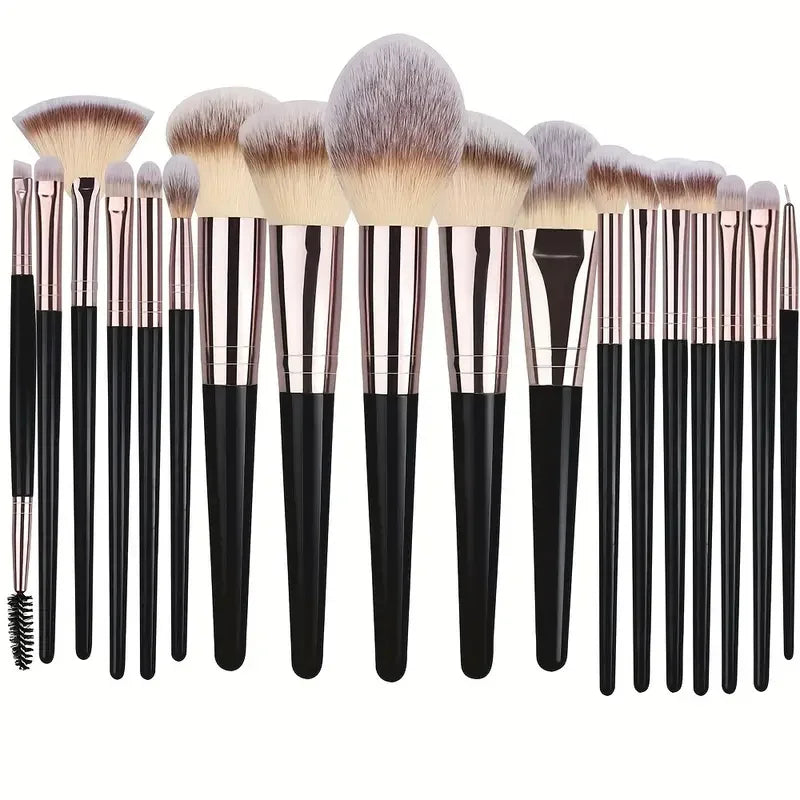 3-20-teiliges Make-up-Pinsel-Set, professionelles Pinsel-Set für Lidschatten, Foundation, Concealer, Rouge, Kabuki-Pinsel, weich, flauschig, Schönheitswerkzeug für Frauen