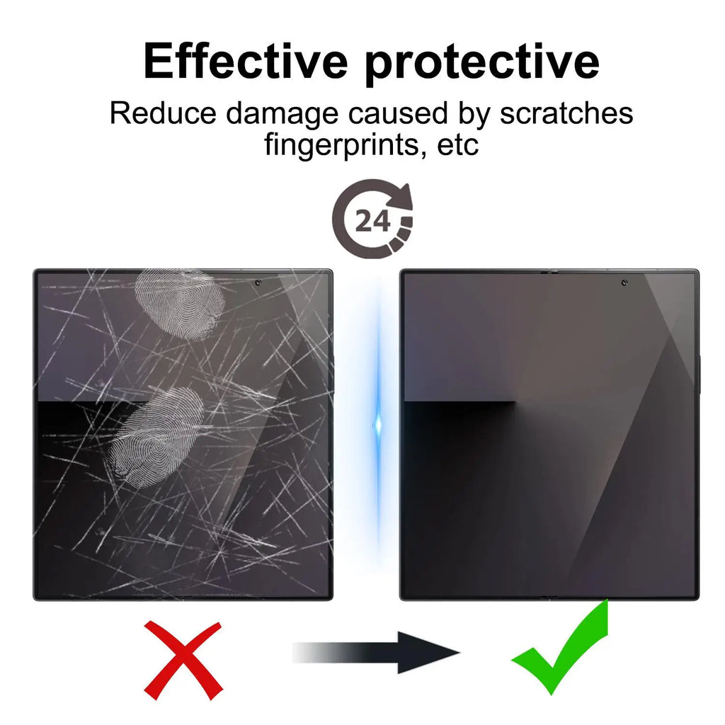 9 IN 1 Displayschutzfolien für innen, vorne und hinten für Samsung Galaxy Z Fold 8/Fold8 Ultra, vollständige Abdeckung, HD-klar, weiche TPU-Hydrogel-Folien