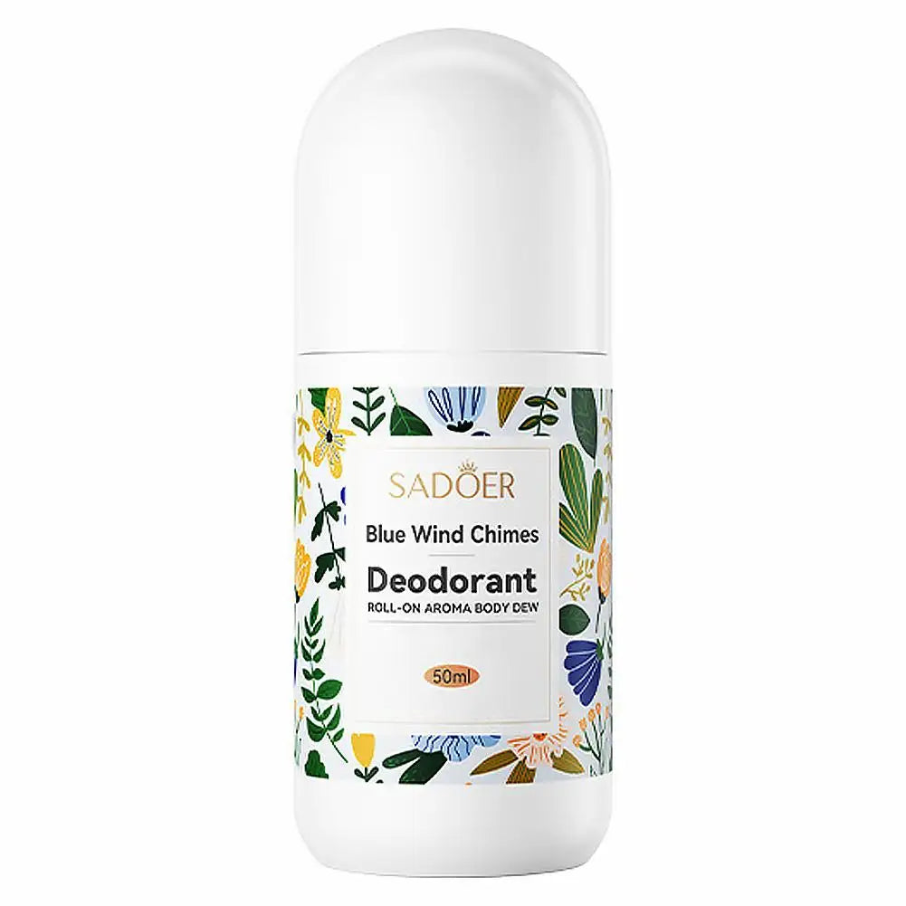    SADOER Deodorant Romantischer Rosenduft Roll-On Aroma Körperdeo Blaue Windspiele Rosa Schnelltrocknendes Antitranspirant 1/2/3 Stück