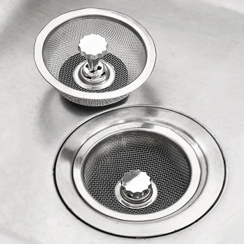Küche Waschbecken Edelstahl Filter Kanalisation Mesh Siebe Badezimmer Waschbecken Bodenablauf Haar Abfall Filter Ablauf Korb Loch Filter