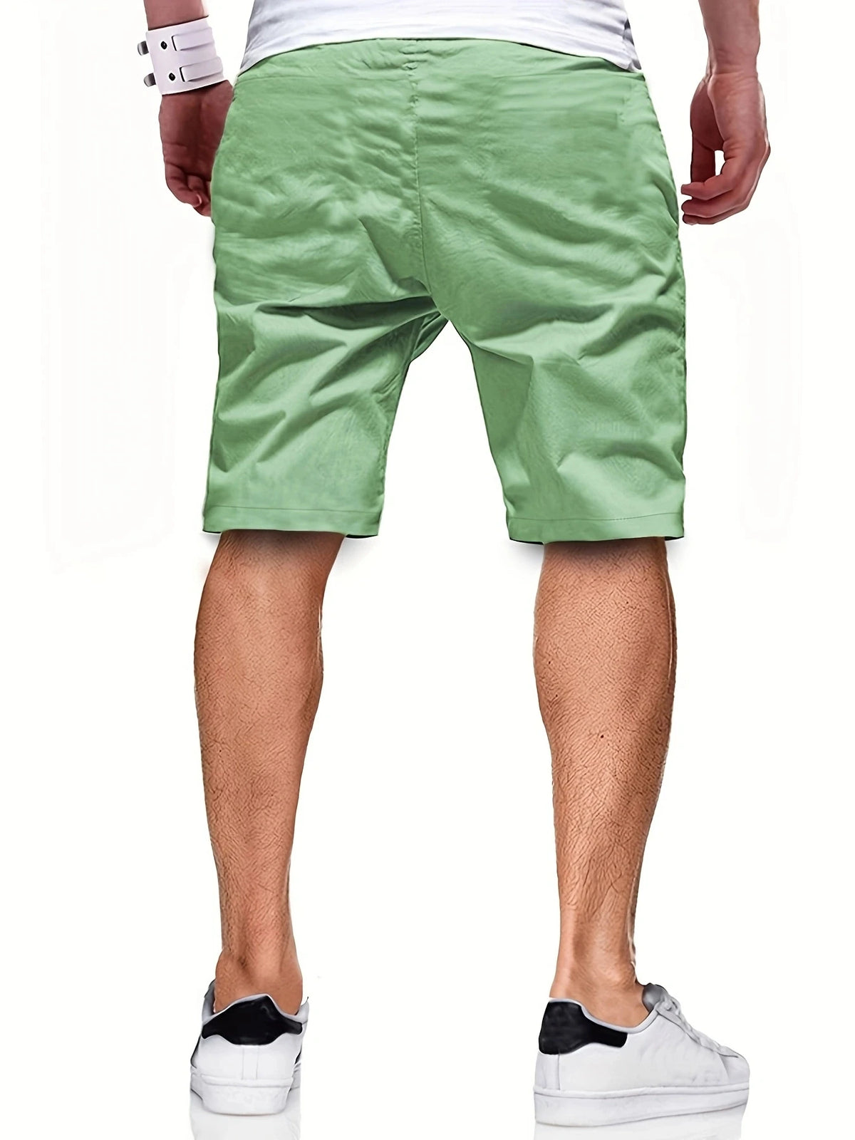 Neue Sommer-Herren-Freizeitshorts, Bermuda-Shorts, Fitness-Jogging-Shorts, Vintage-Cargoshorts mit elastischer Taille