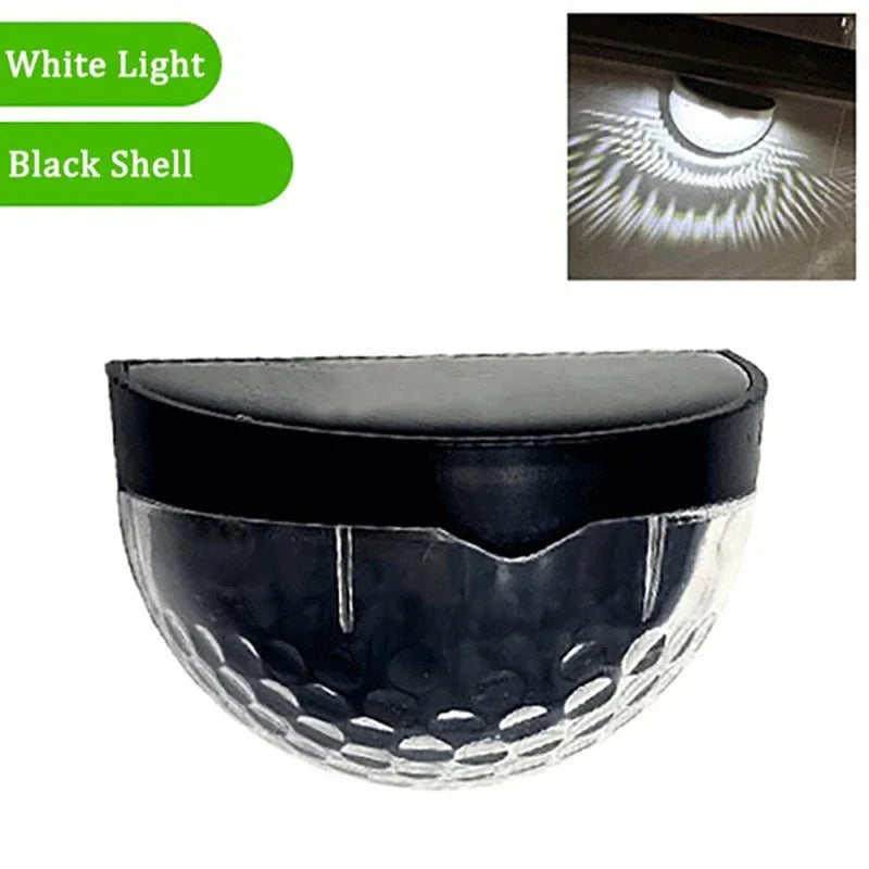 2/4/6/10/12/18/20Pcs Solar Zaun Licht Im Freien Wasserdichte Wand Lampen Girlande Dekoration LED Licht für Garten Schritt Terrasse Treppen