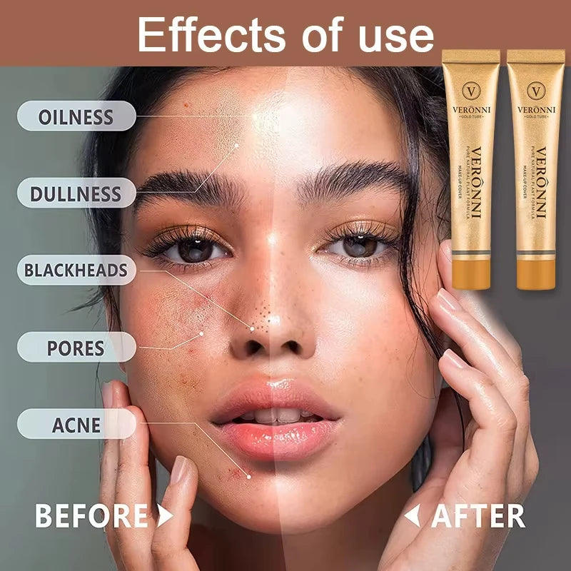 14-farbige Concealer-Creme mit vollständiger Abdeckung, Make-up-Concealer-Foundation, matte, langanhaltende Ölkontrollkosmetik für Akne und Augenringe
