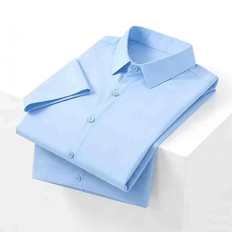 Herren Soft-Touch Schwarzes Kurzarm-Hemd Hautfreundliches Lässiges Alltags-T-Shirt