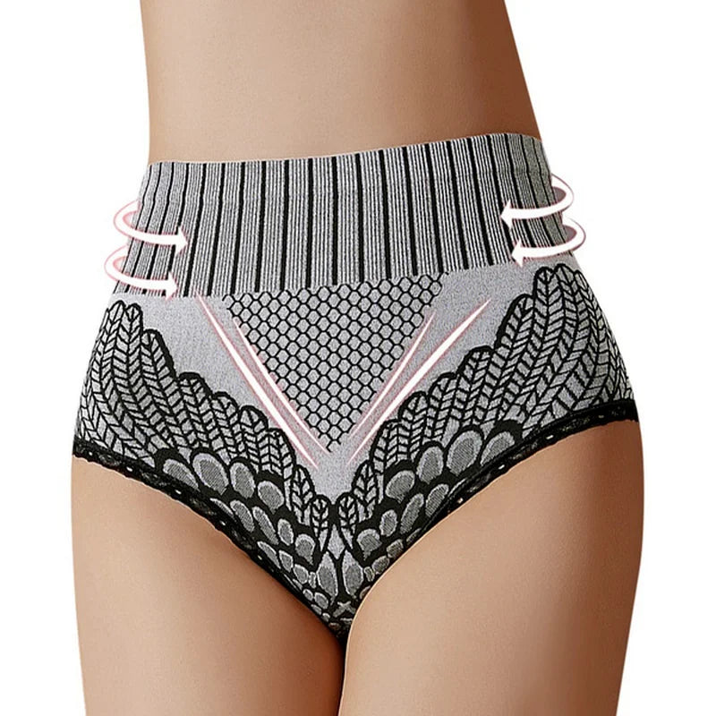 Neue Weiche Dehnbare Nahtlose Hochtaillierte Slips Damen Shapewear Unterwäsche Atmungsaktiv Komfortabel Täglich Tragbar Übergröße Damenunterhosen