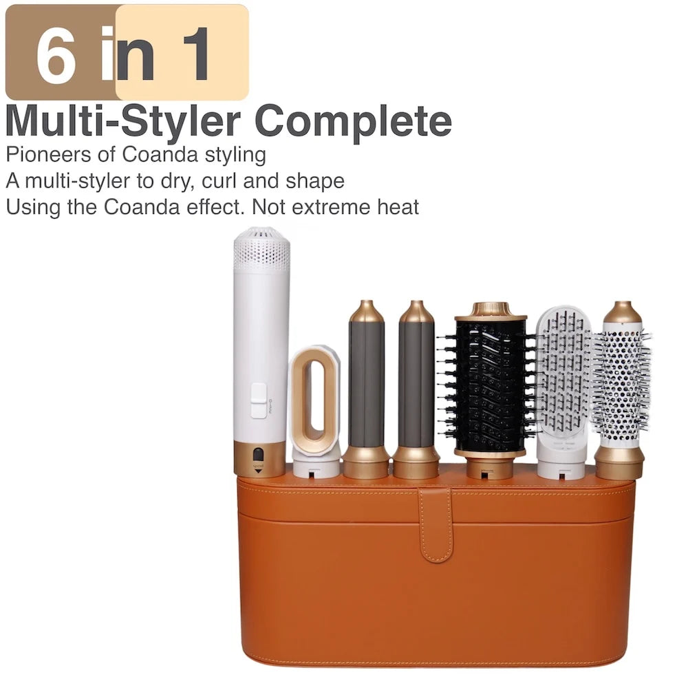 6-in-1-Haartrockner für Haare mit Lockenstab, Haarglätter mit Haarbürste, Haartrockner für Haartrockner, 6 in 1, Multi-Styler