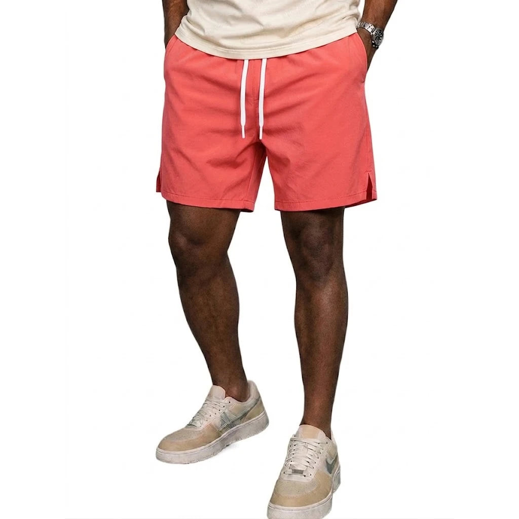 Sommer Herren Sport Fitness Shorts Schnelltrocknende Athletische Arbeitsshorts Freizeithosen Boardshorts mit Taschen Strandshorts Gym-Hosen für Männer