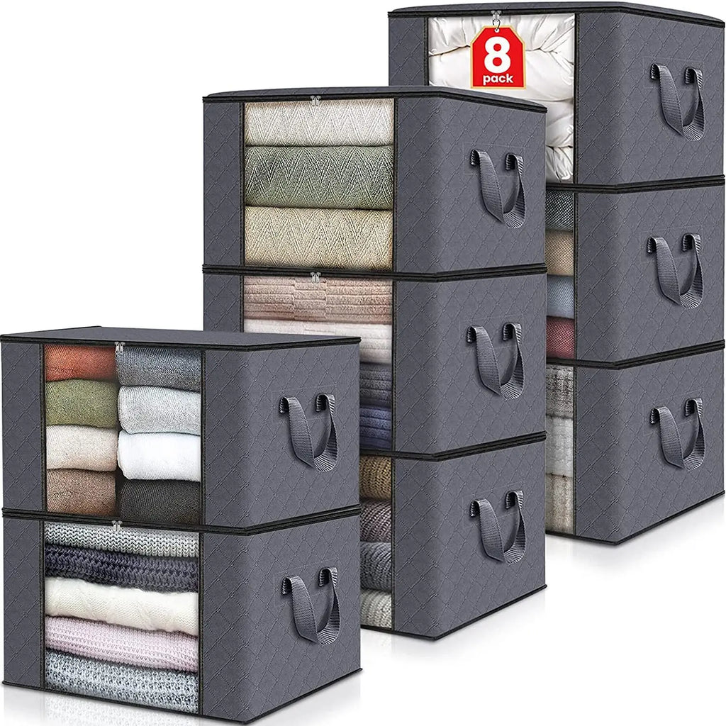 1/3pc Große Kapazität Kleidung Lagerung Tasche Faltbare Decke Lagerung Taschen Lagerung Container für Die Organisation Schlafzimmer Schrank Kleidung