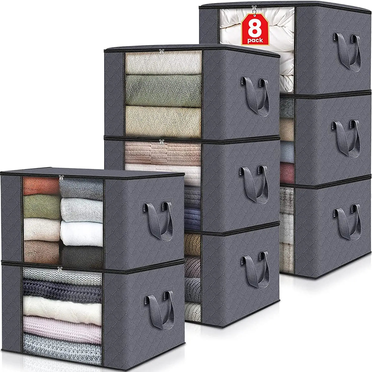 1/3pc Große Kapazität Kleidung Lagerung Tasche Faltbare Decke Lagerung Taschen Lagerung Container für Die Organisation Schlafzimmer Schrank Kleidung