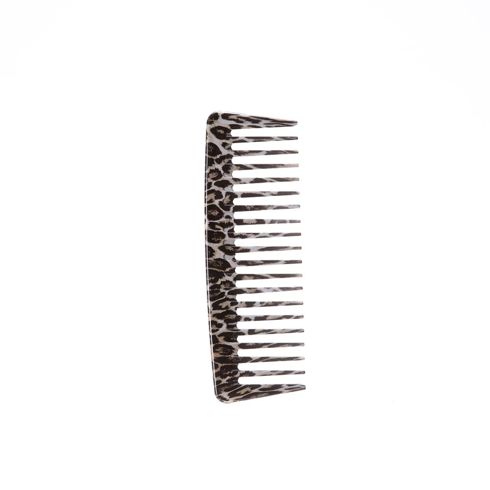 1/2/3 Stück Haarschneidekamm mit Leopardenmuster, Stiftkamm, breiter Zahnkamm, Ölgabelkamm. Haarschmuck für glattes Haar zum Kämmen im Salon