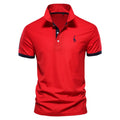 Dropshipping Polo Giraffe Hemd Männer Qualität Stickerei Sommer Kurzarm Polo Casual Business Social Herren Polos BR Größe