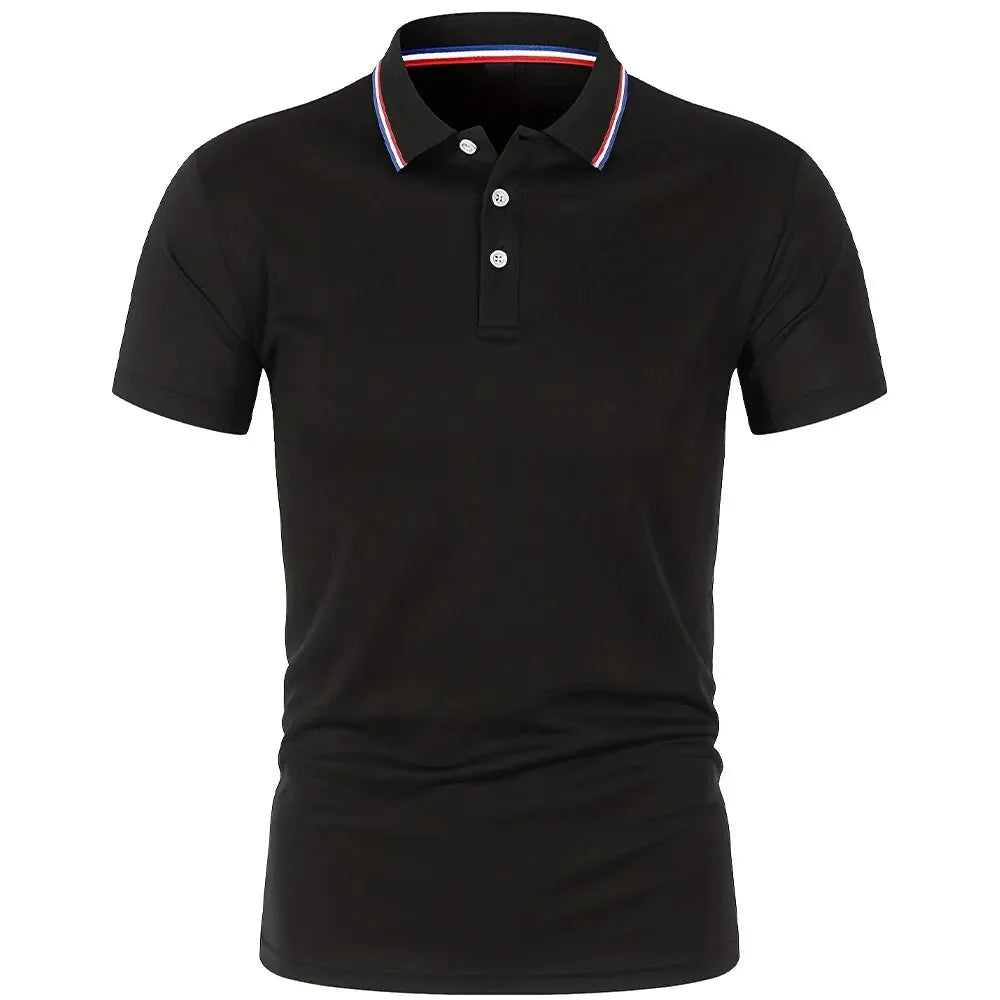 2025 heißer Verkauf männer Sommer Casual Atmungsaktive Bequeme Polo-Shirt männer Einfarbig Hohe Qualität Kurzarm T-Shirt