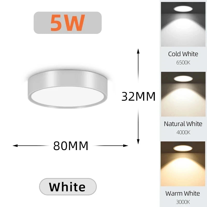 Spot LED Decken leuchte 220V Aufputz Down light LED Innen beleuchtung für Wohnzimmer Küche Decken leuchte LED Spotlight