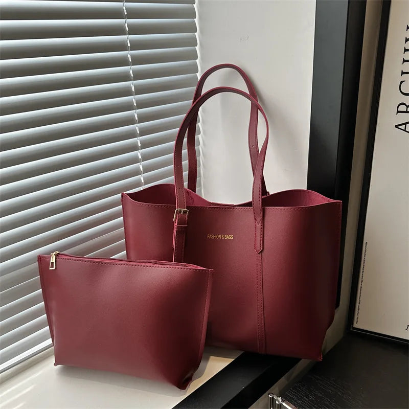 Damentasche, große Kapazität, weiches Leder, Tragetaschen, lässig, vielseitig, einzelne Schultertasche, Mama-Handtaschen, 2025, Herbst und Winter