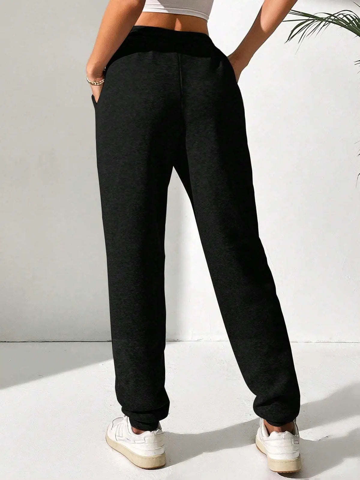 Frauen feste Jogging hose Herbst und Winter neu in Kleidung Freizeit hose Sport Jogging Trainings anzüge Harajuku Straße weibliche Hosen