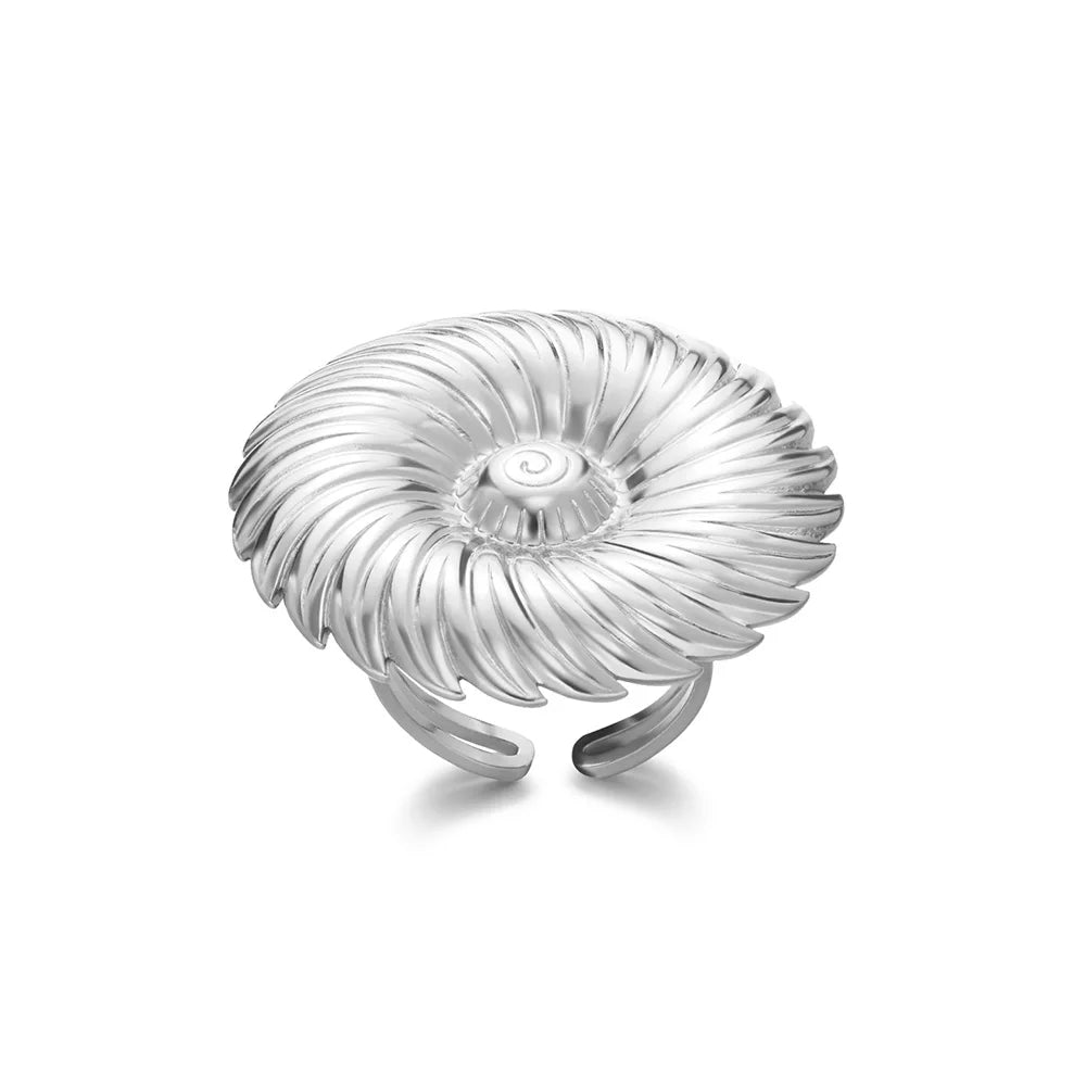 Minimalistische offene Schlangenringe aus Edelstahl, goldfarben, herzförmig, verstellbare Ringe, klassischer Partyschmuck, kostenloser Versand