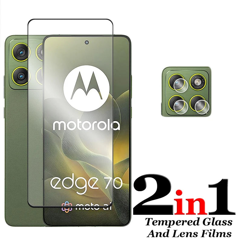 6in1 Für Motorola Rand 70 Glas Für Moto Rand 70 Gehärtetem Glas 2,5 D Volle Abdeckung Kleber Screen Protector Für motorola Rand 70 Film