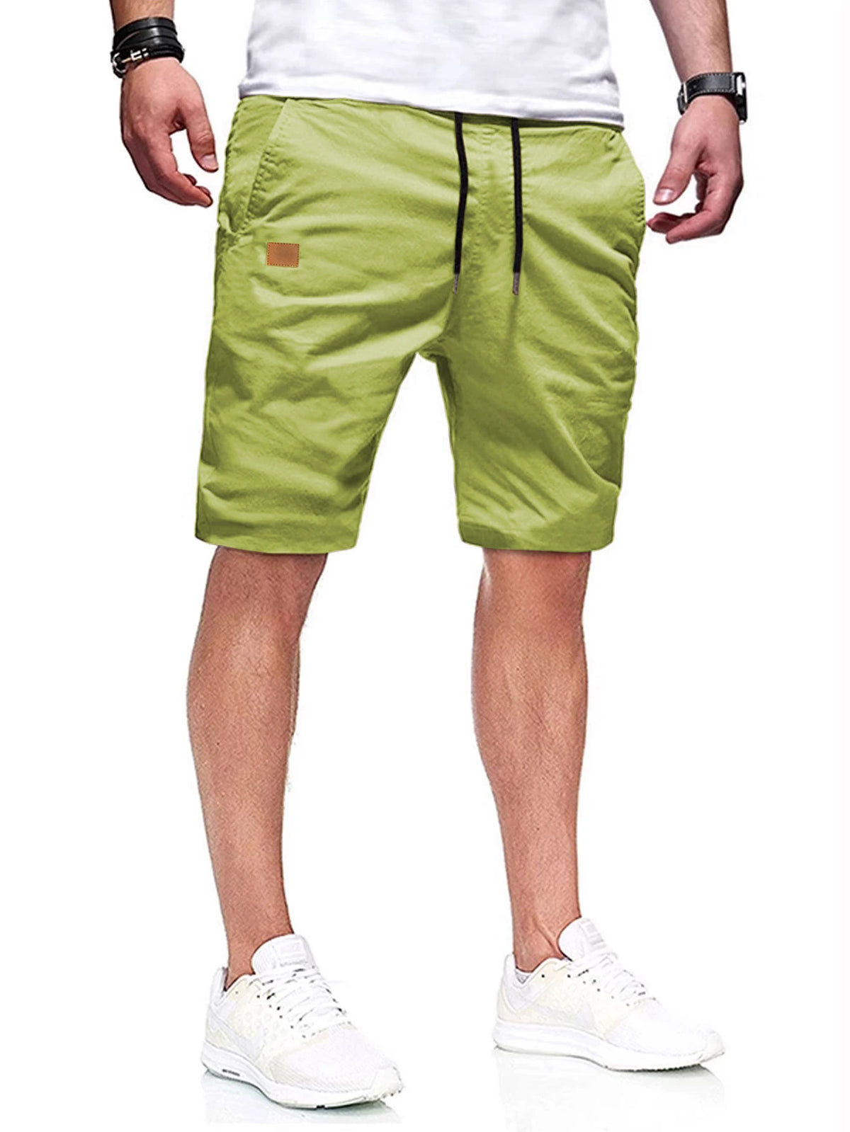 Neue Sommer-Herren-Freizeitshorts, Bermuda-Shorts, Fitness-Jogging-Shorts, Vintage-Cargoshorts mit elastischer Taille