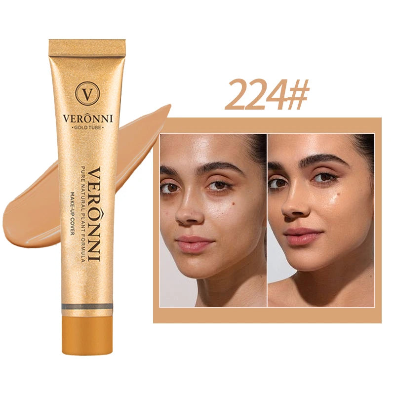 14-farbige Concealer-Creme mit vollständiger Abdeckung, Make-up-Concealer-Foundation, matte, langanhaltende Ölkontrollkosmetik für Akne und Augenringe