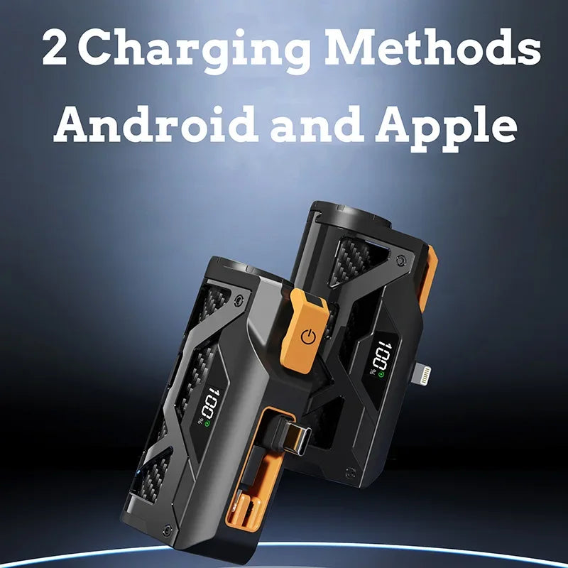 5000 mAh DIY Power Bank Kit – 10 W, kein Schweißen, keine Batterie, tragbares Mini-Schnellladegerät mit Typ-C- und Lightning-Anschlüssen für iPhone/Android