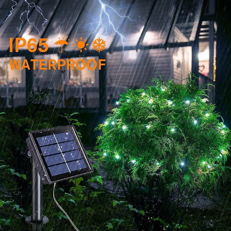 32M 300Leds Im Freien Wasserdichte Solar-Led-Licht Outdoor Girlande Solar Power Lampe Garten Lichter Weihnachten Party Garten Dekoration