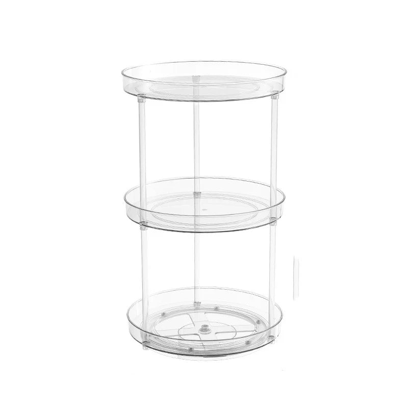 1Pc/Küche Rack Transparent Rotierenden Lagerung Rack Gewürz Lagerung Würze Lagerung Multi-Schicht Lagerung Plattenspieler Lagerung Rack