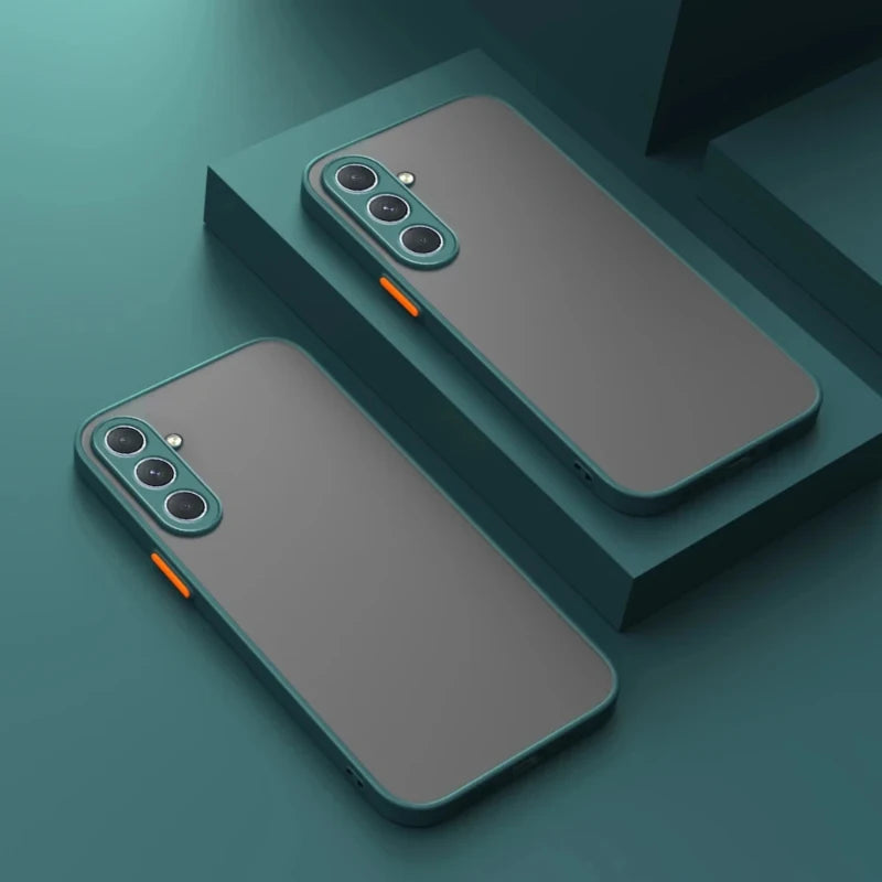 Luxus Matte Stoßfest Telefon Fall Für Samsung Galaxy A56 A52 A23 A14 A13 4G 5G A16 A25 A15 A55 A72 A33 A53 A73 A34 A54 Abdeckung